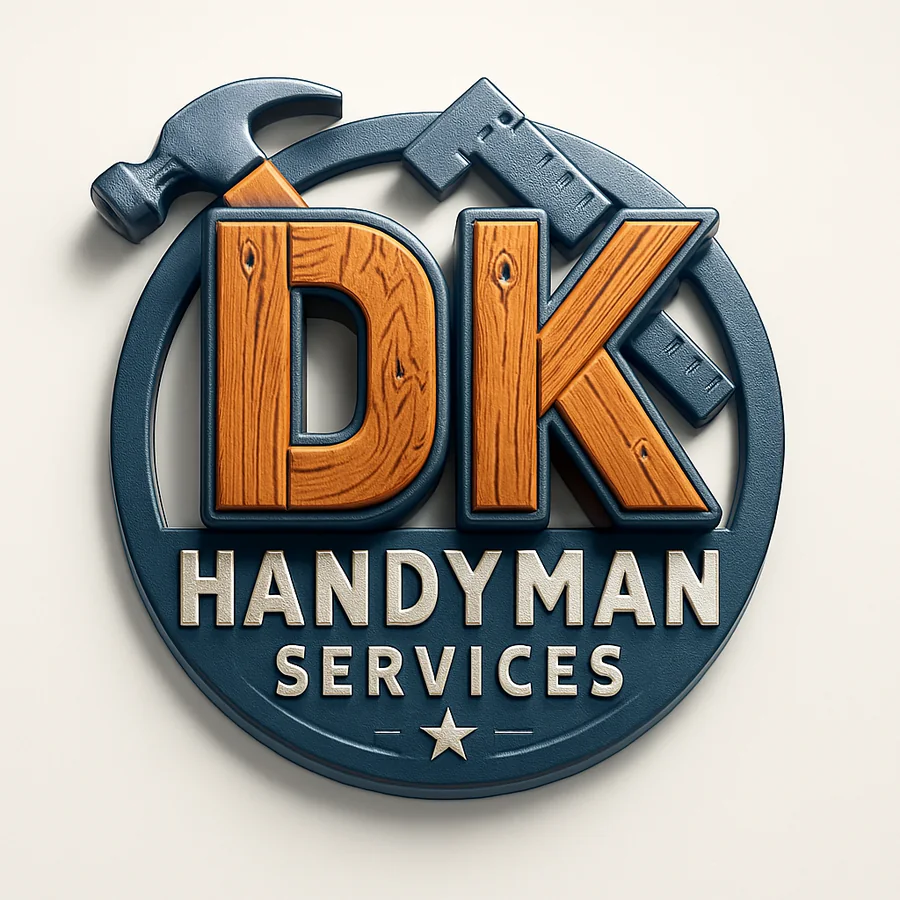 DK Handyman Services logo after enhancement
